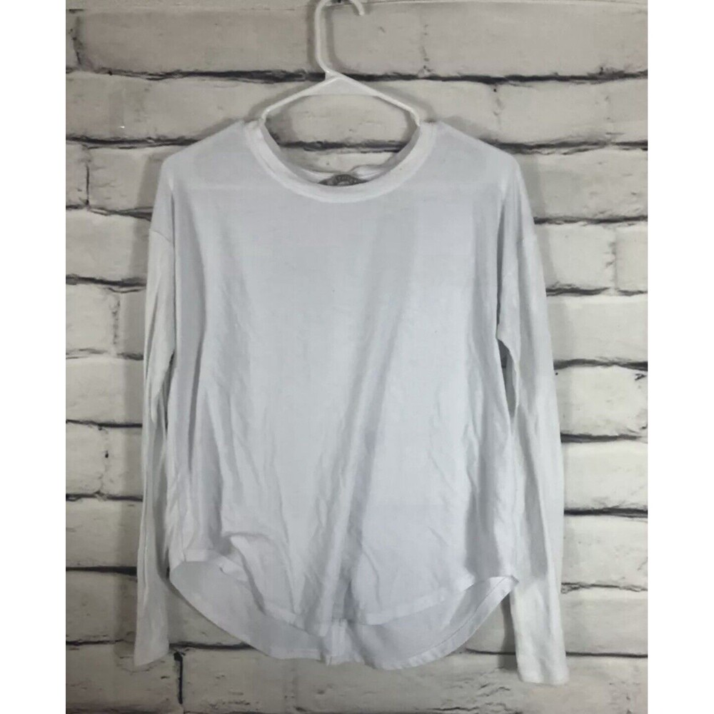 Athleta Womens Size Small White Long Sleeve Shirt(READ)